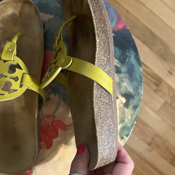 Tory Burch beautiful leather and cork sandals - Picture 6 of 14